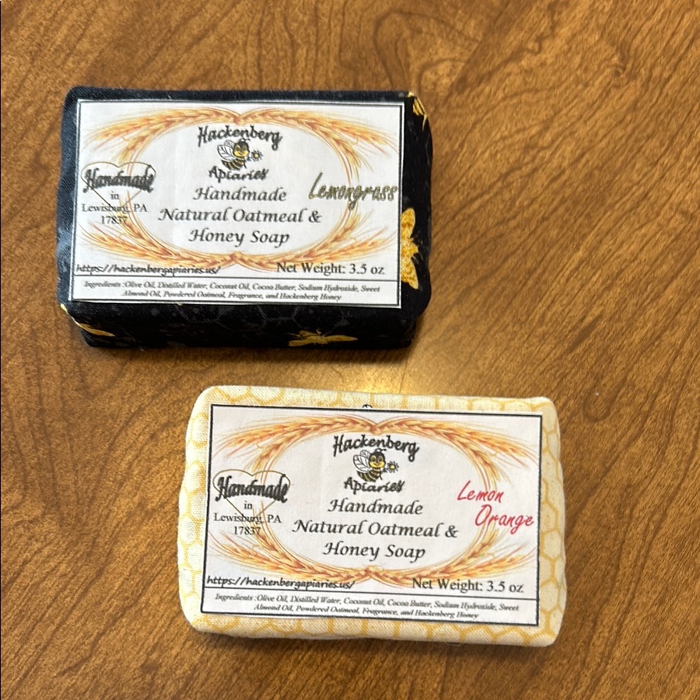 Handmade Natural Oatmeal & Honey Soap - Picture 1 of 4